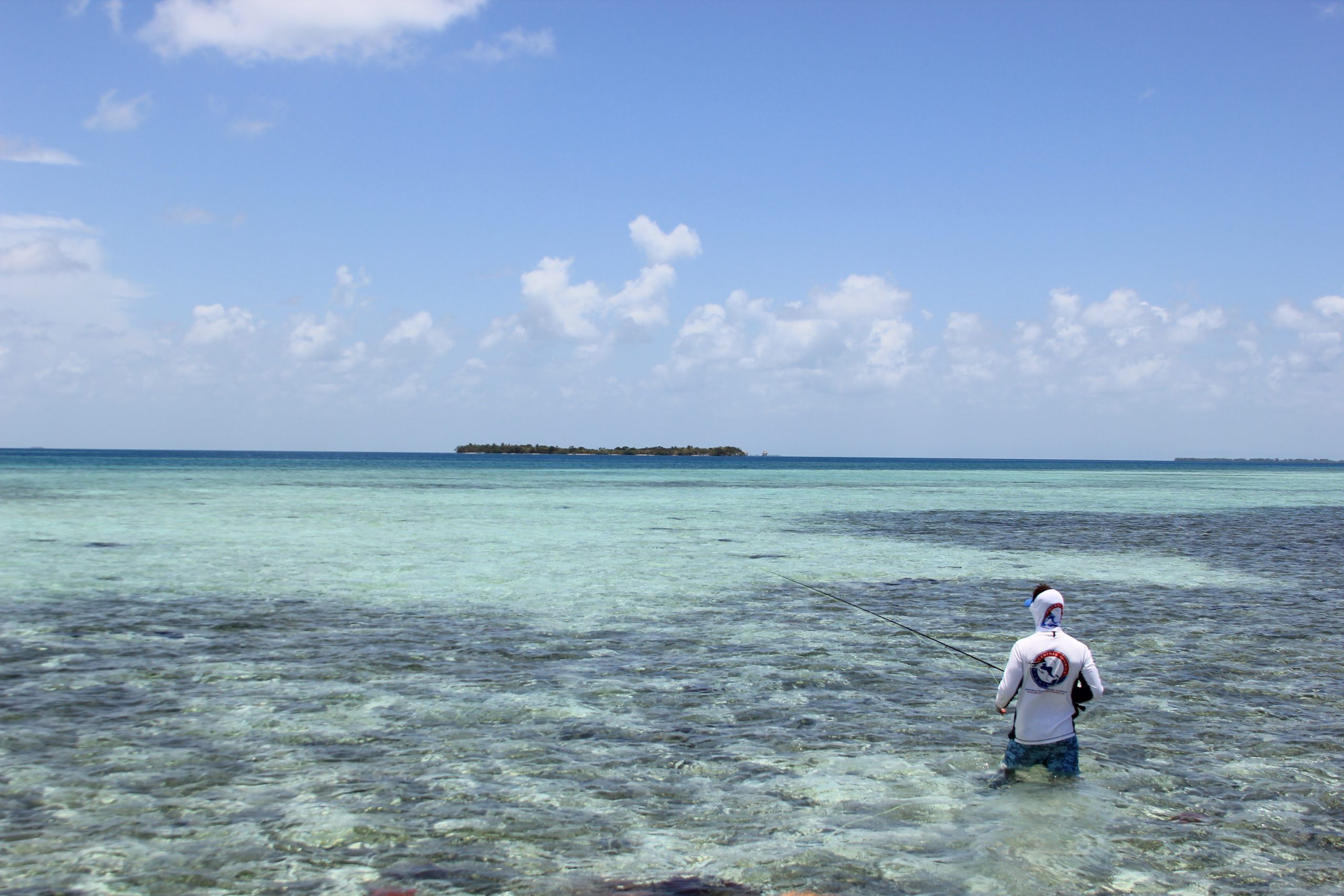 Fly fishing the flats in Belize