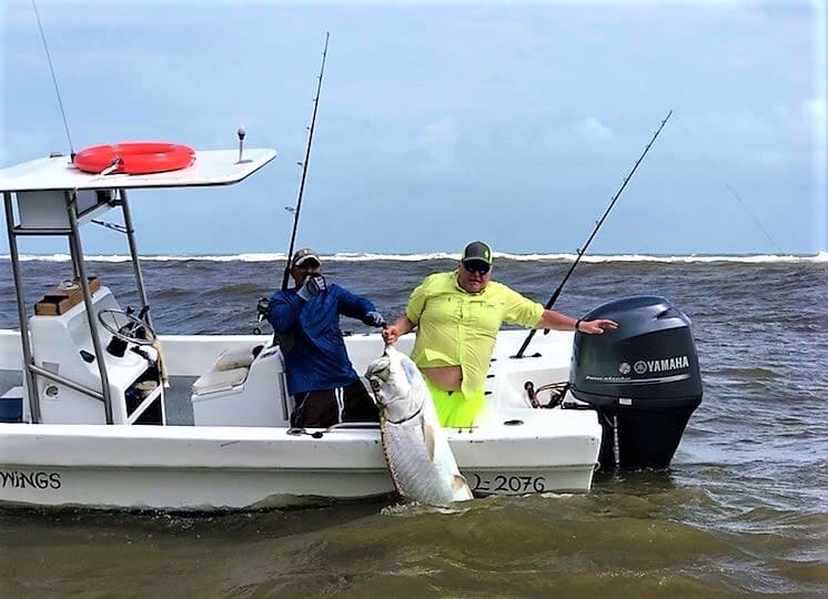 Huge tarpon caught in Costa Rica