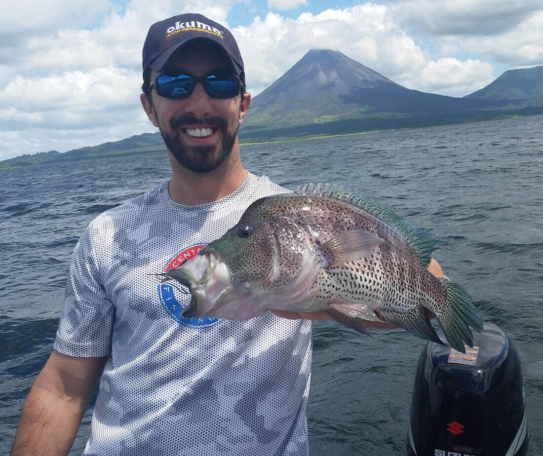 Rainbow Bass Fishing in Costa Rica