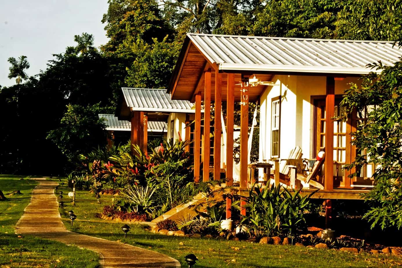 Private cabañas at Tranquilo Bay in Bocas del Toro, Panama