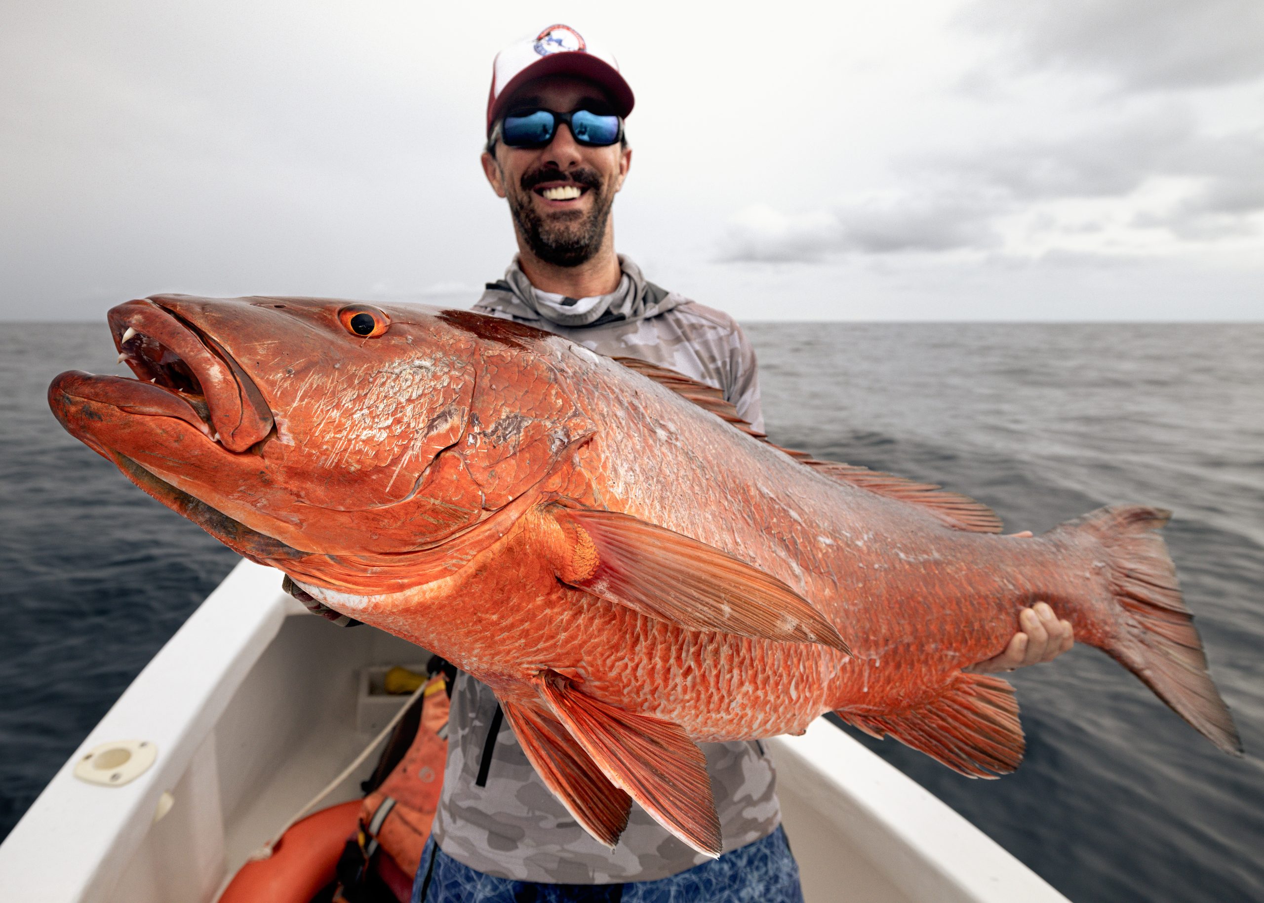 Big cubera snapper caught and released at Los Buzos Resort in Panama