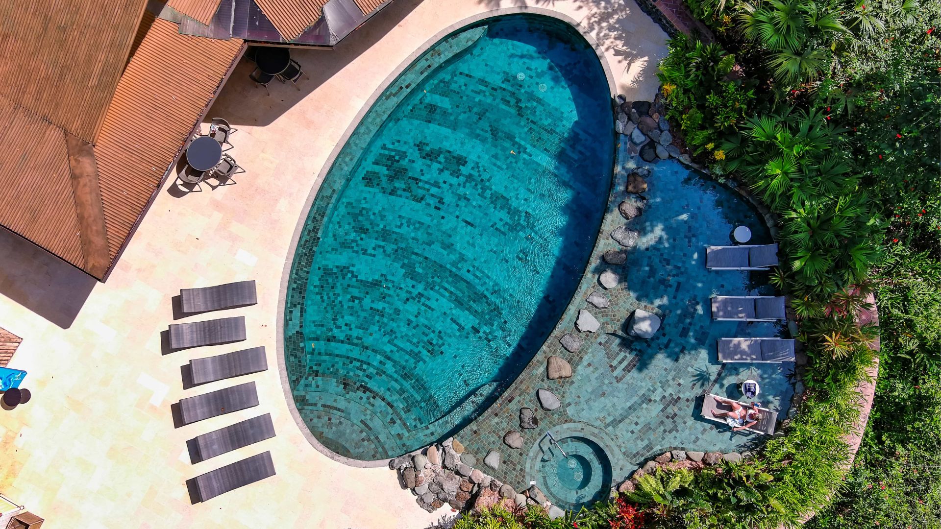 Pool area at the Tropic Star Lodge