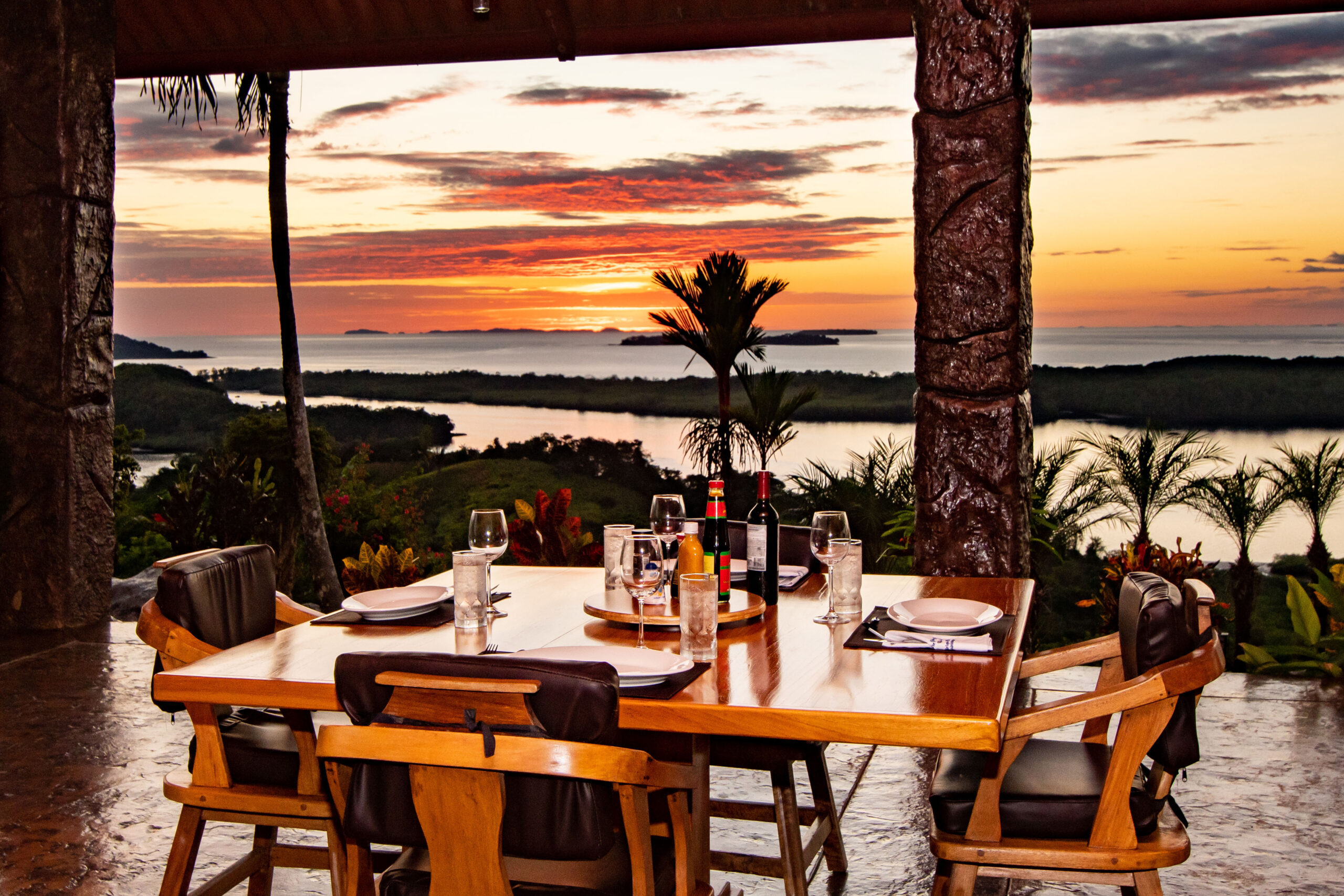 Incredible Sunset views from the Paradise Fishing Lodge