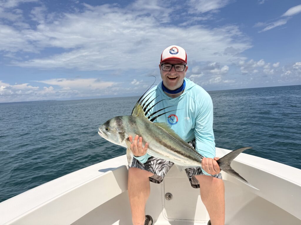 CAF angler catches and releases a roosterfish in Panama